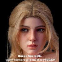 Top Quality Irontech Platinum Silicone Head for Adult Sex Doll_4