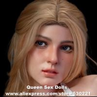 Top Quality Irontech Platinum Silicone Head for Adult Sex Doll_2